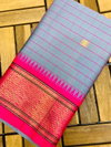 Checks Paithani By Psw Gold Weaving Cotton Silk Designer Sarees Wholesalers In Delhi